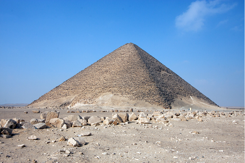 Sneferu's Red Pyramid, Dahshur, Al Jizah, Egypt
