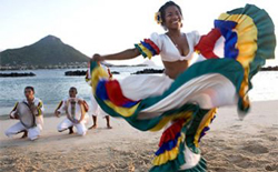dancing girl, Indian Ocean Islands