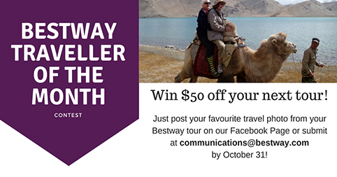 You could be our next Bestway Traveller of the Month!