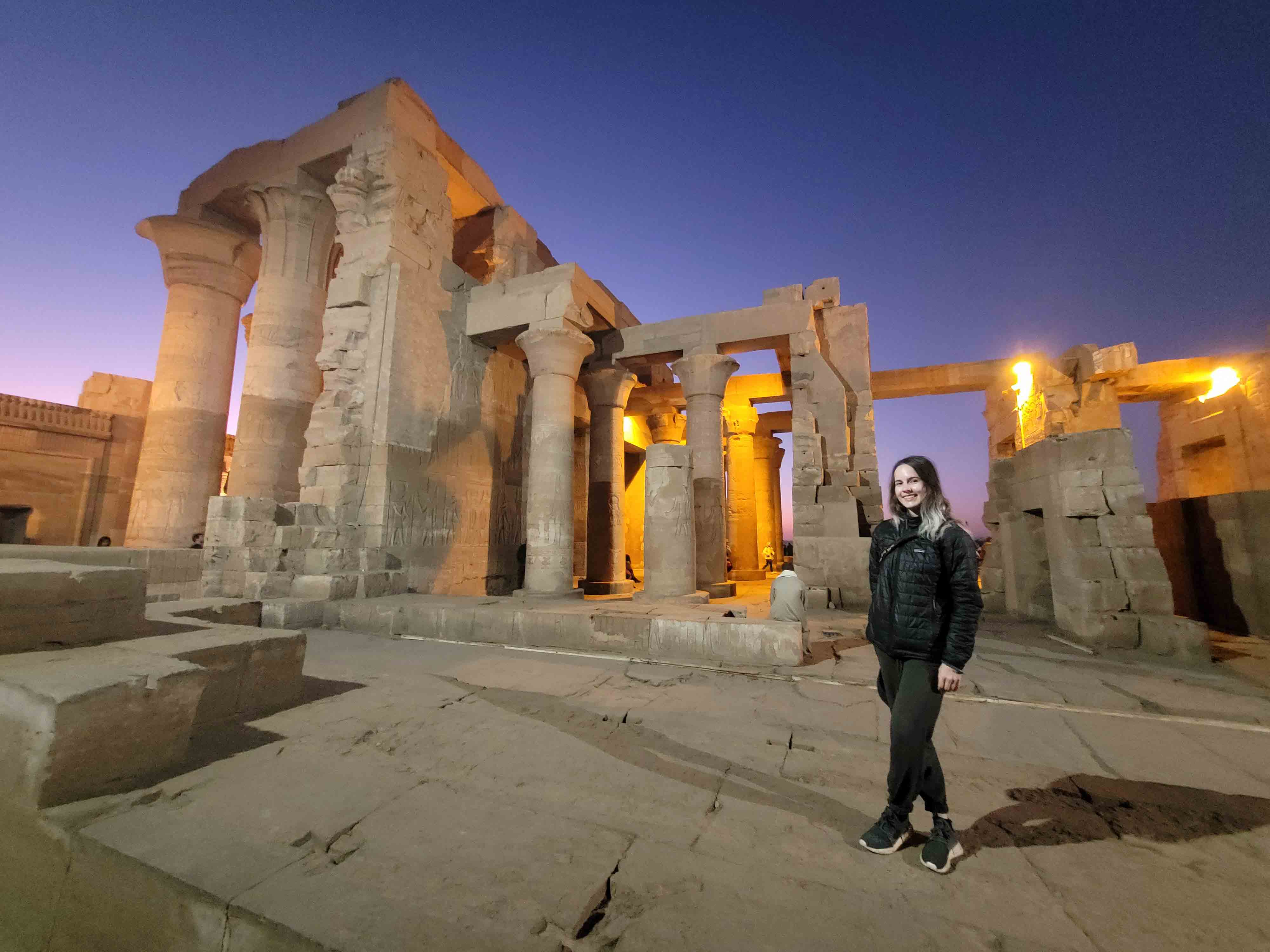 Temple of Kom Ombo at sunset