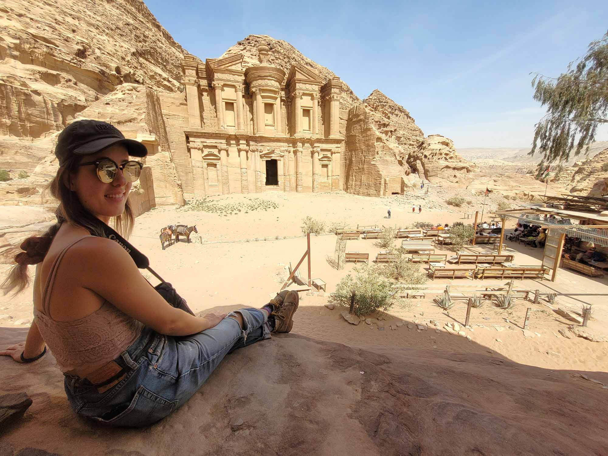 View of the Monastery (Ad Deir) in Petra, Jordan