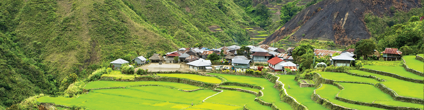 Rice terrace in Cordillera mountains, Philippines