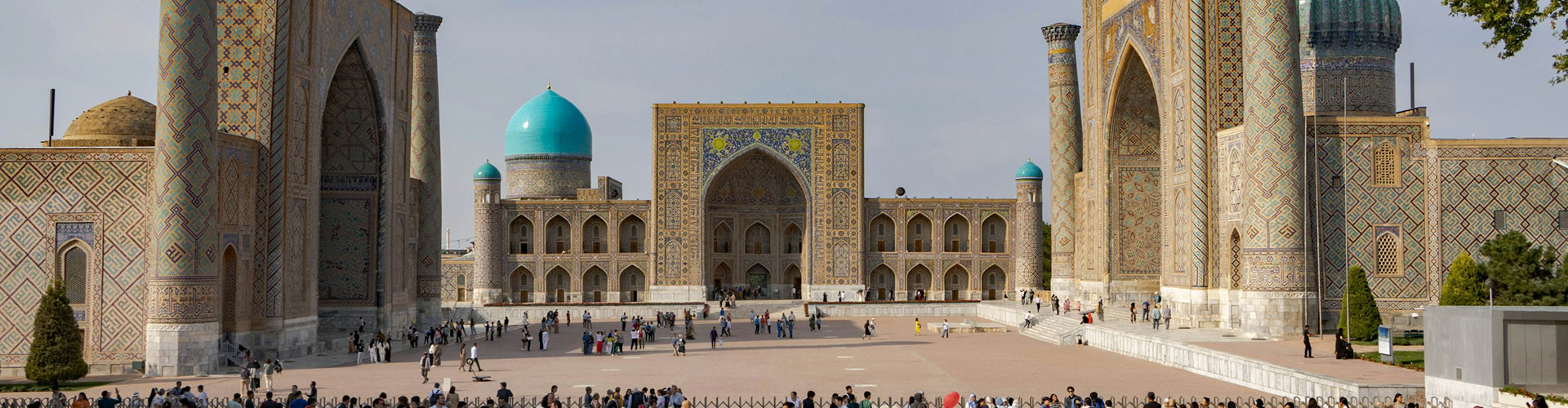 Afternoon at Registan Square, Samarkand, Uzbekistan