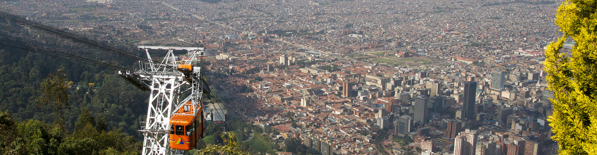 Cable car to Cerro Monserrate, Bogota, Distrito Capital de Bogotá, Colombia