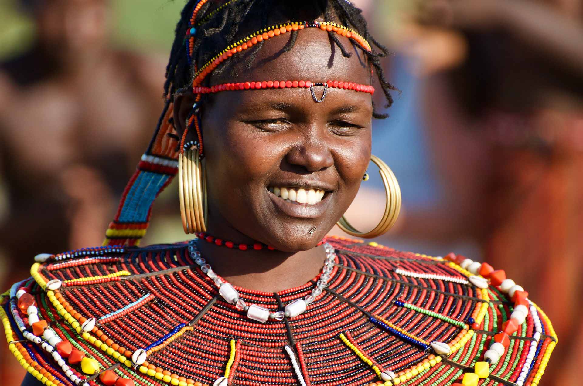 Maasai woman in Koibatek, Kenya
