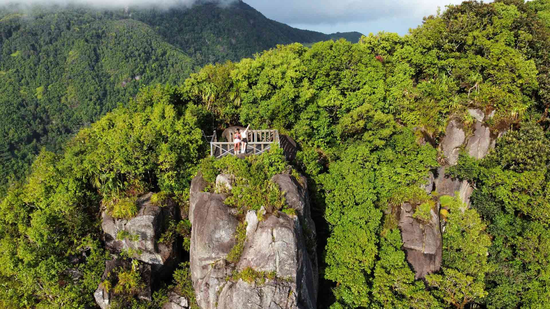 Morne Blanc on Mahé in the Seychelles