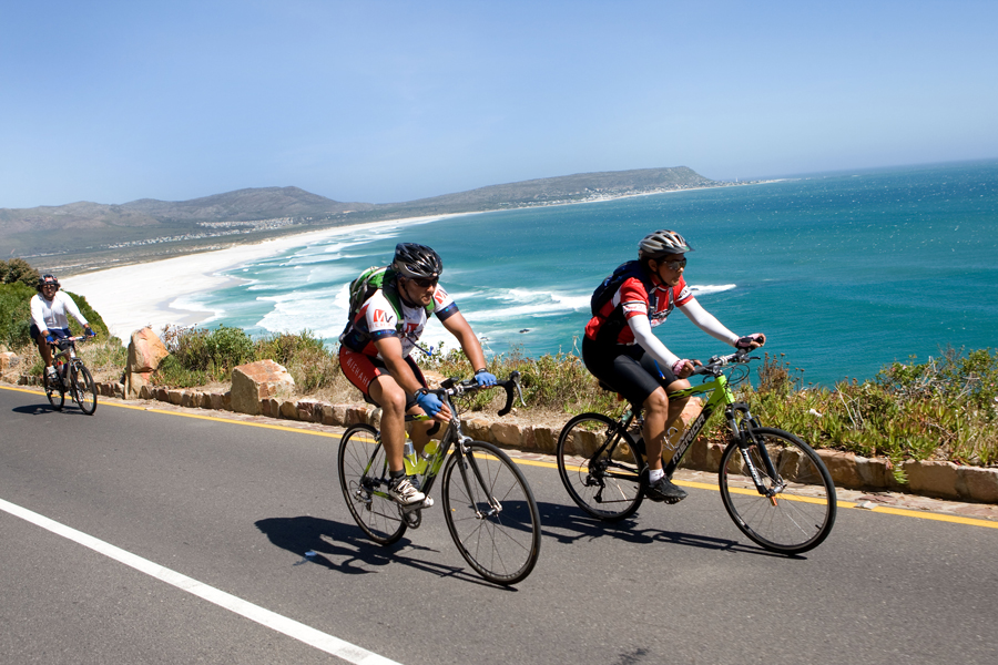 Cycling along the Cape peninsula