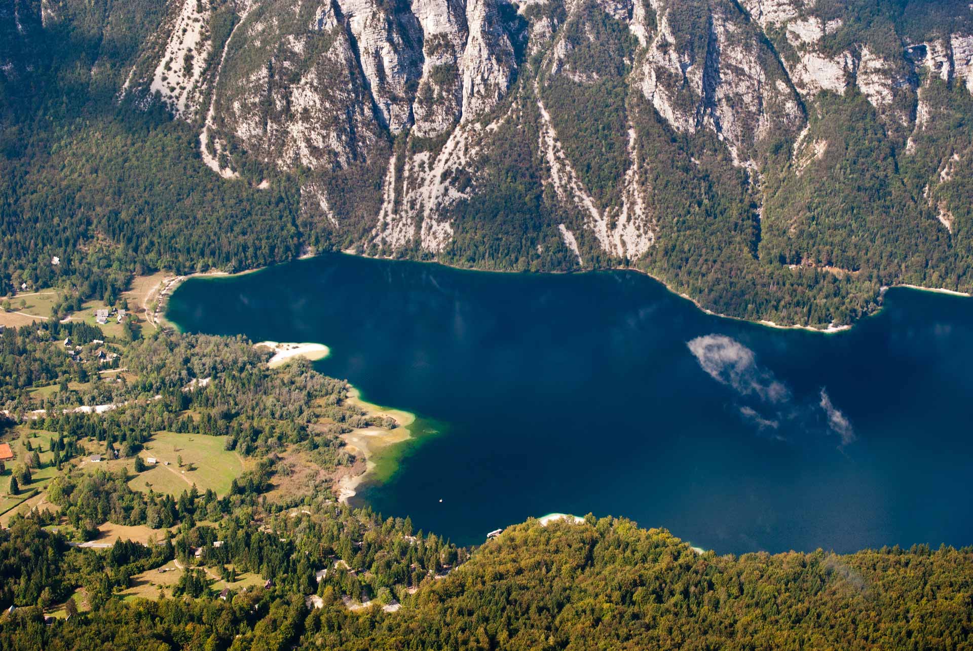 Beautiful lake in Slovenia