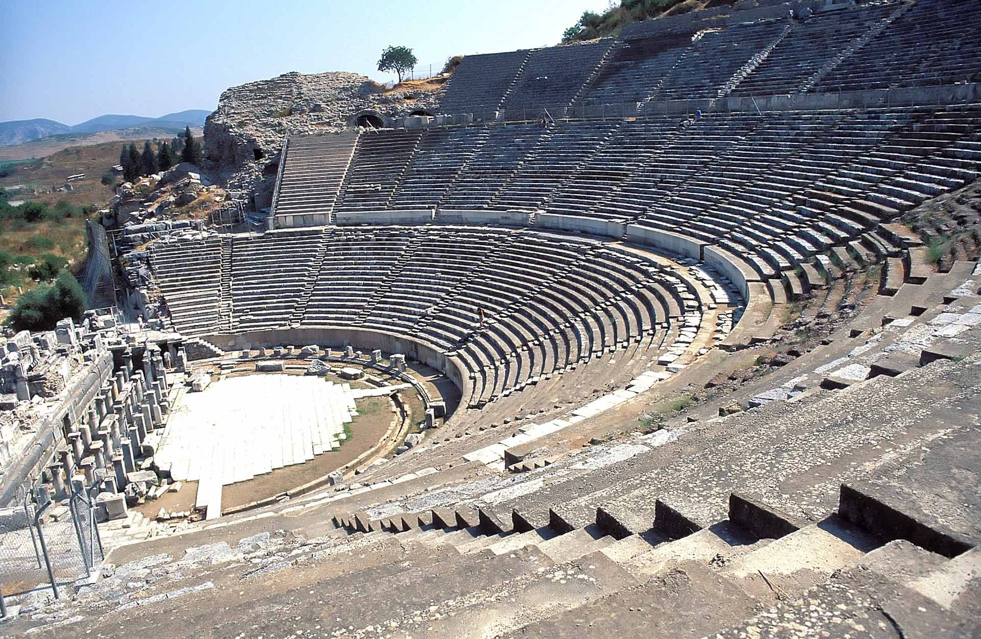 Amphitheatre, Ephesus, Izmir, Türkiye (Turkey)