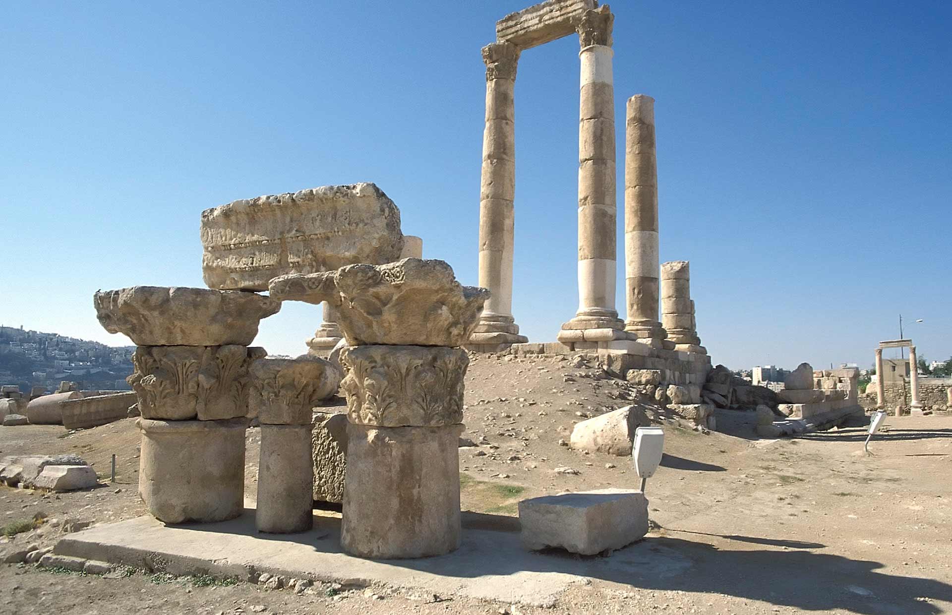 Temple of Hercules on the Citadel, Amman, Jordan