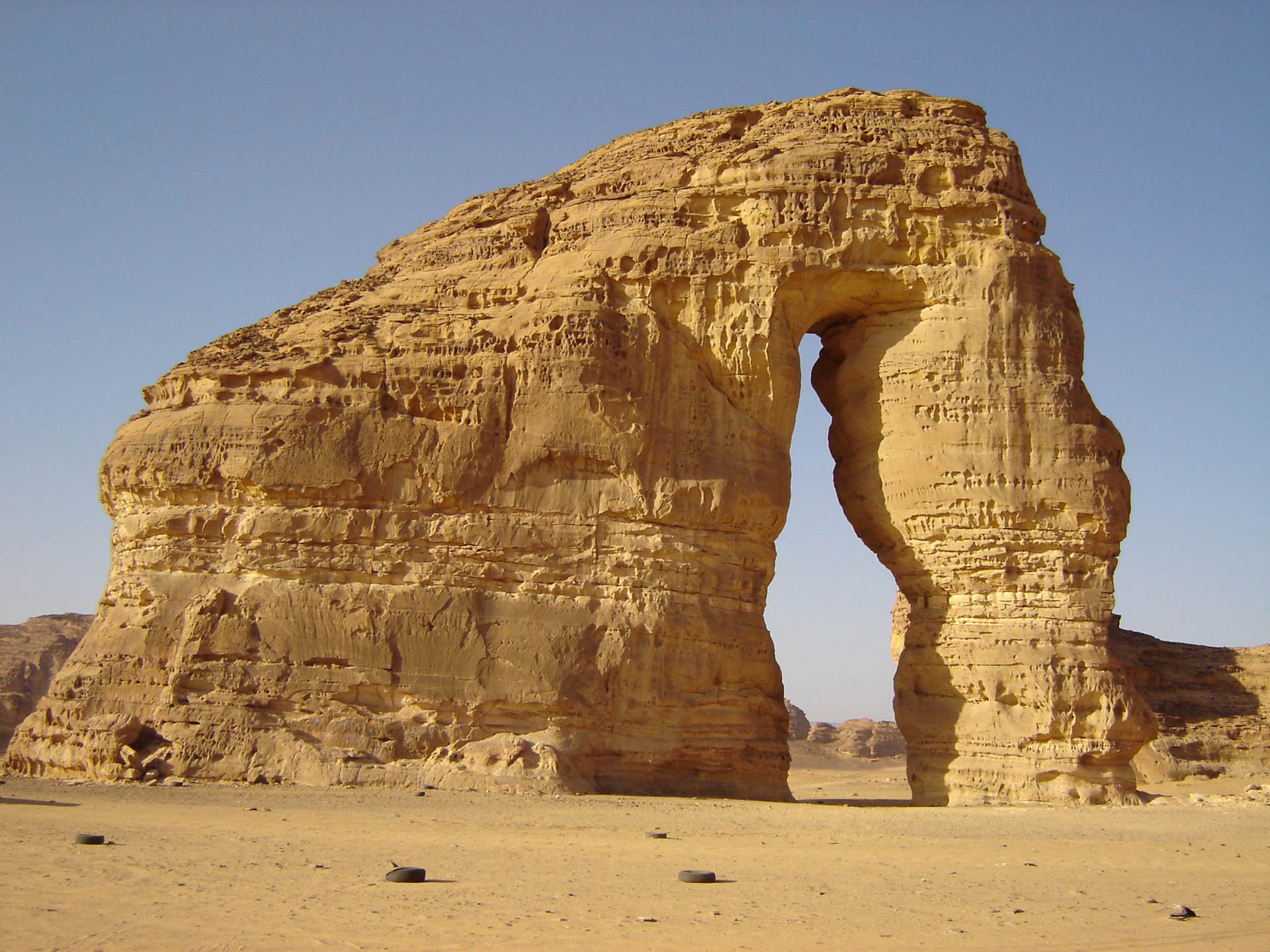 Elephant Rock in Al Ula, Madinah, near Madain Saleh, Saudi Arabia (KSA)