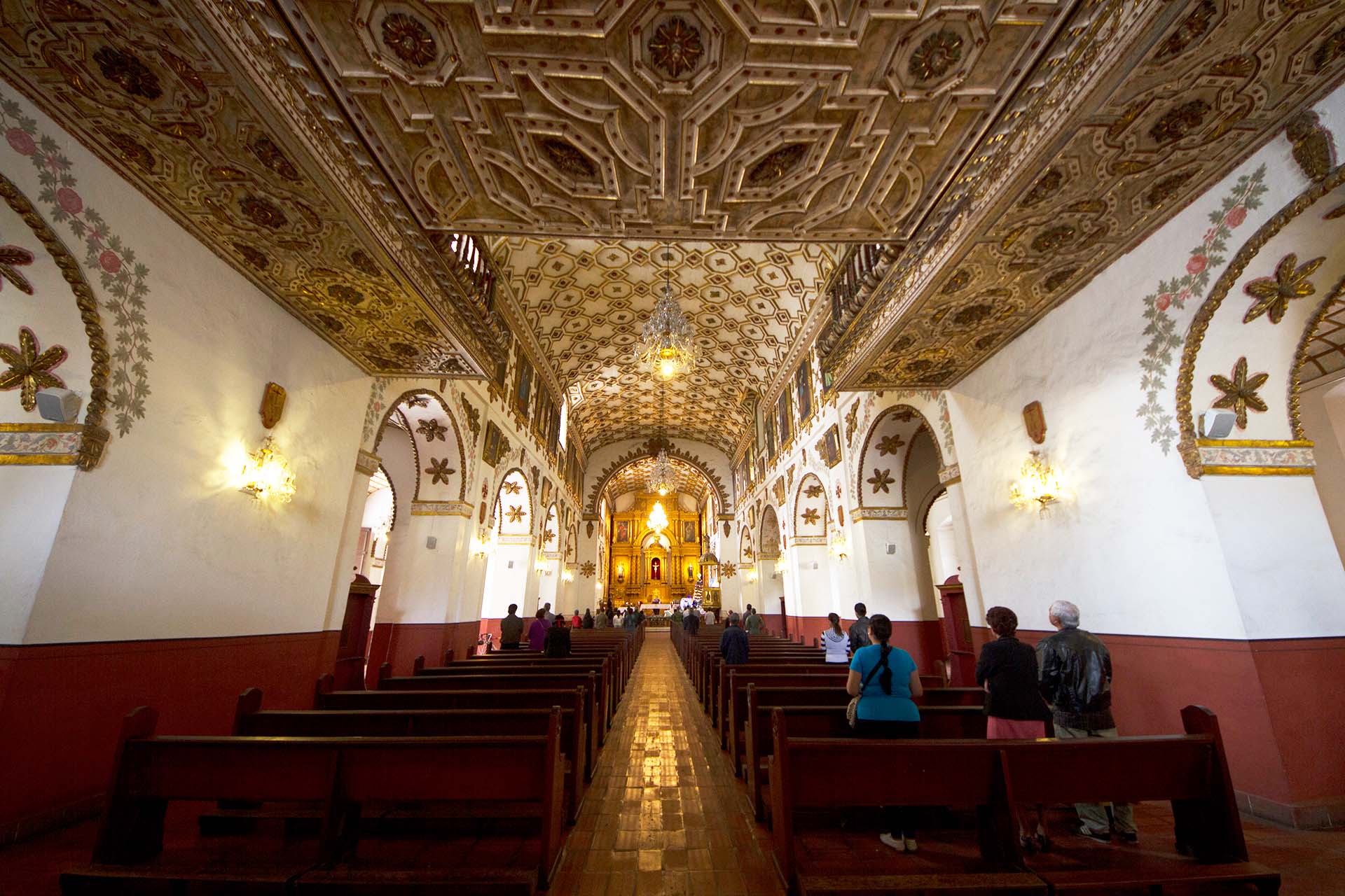Central nave of San Agustin church, Bogota, Distrito Capital de Bogotá, Colombia
