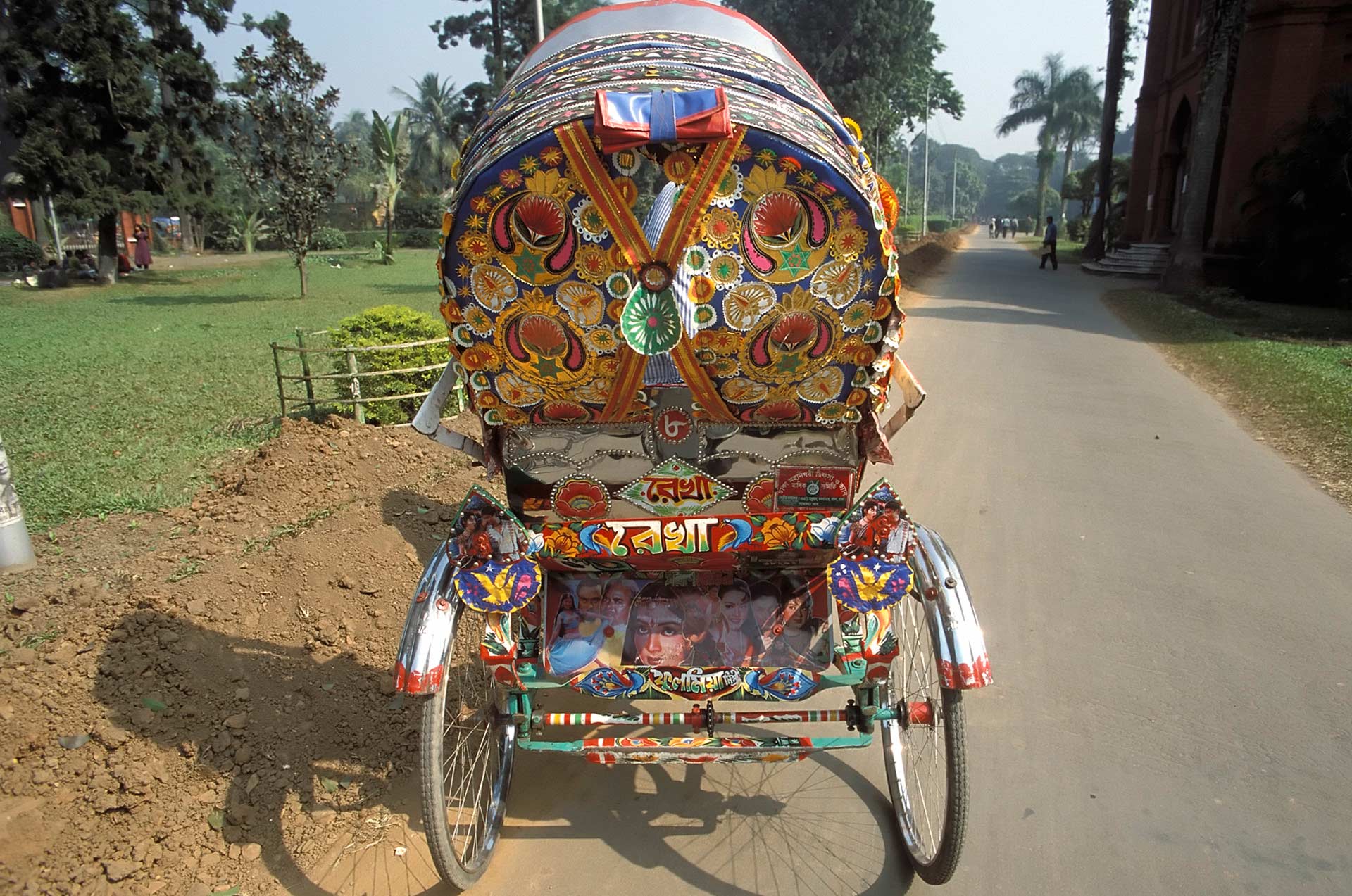 Ornamented rickshaw, Dhaka, Bangladesh