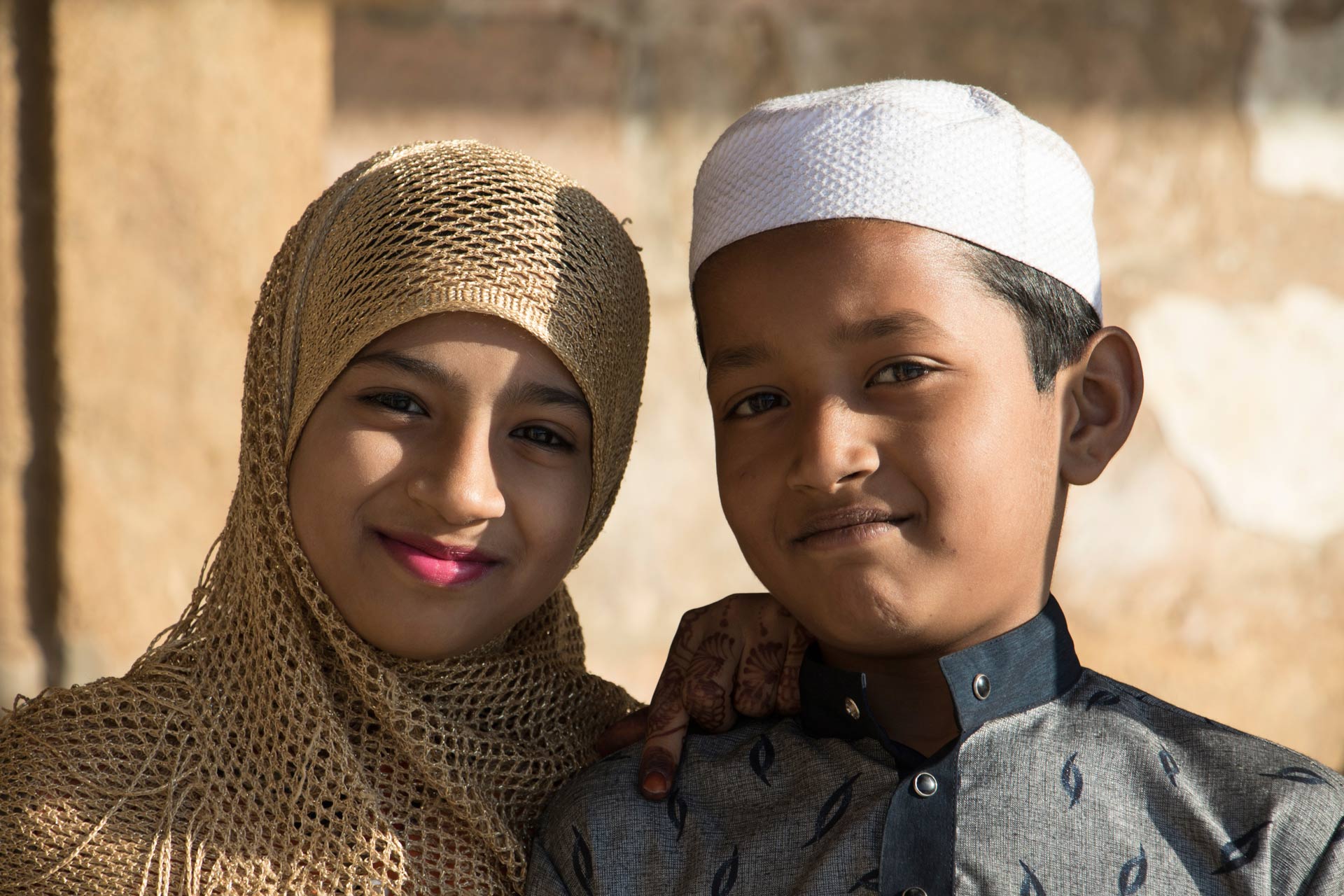 Muslim children Gujarat, India