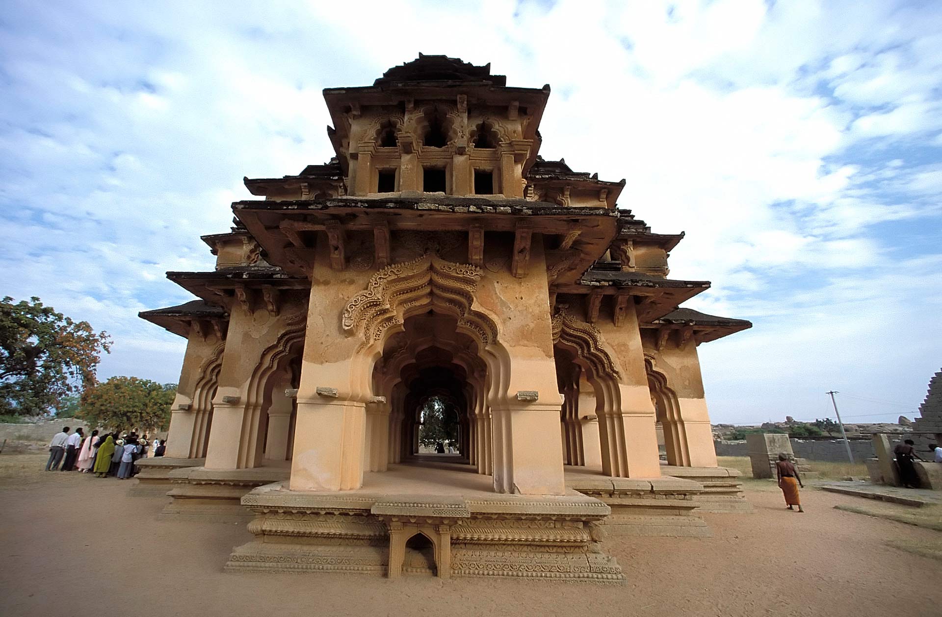 Lotus Mahal at the Royal Enclosure, Hampi, Karnataka, India