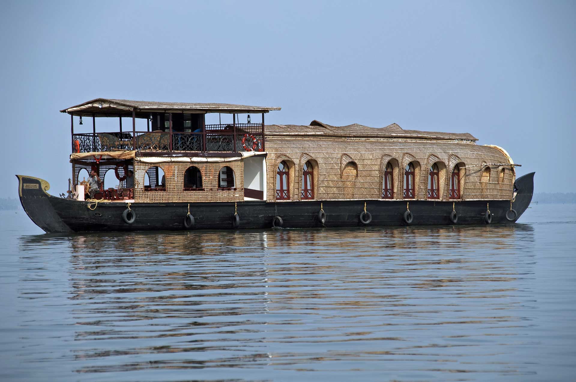 Houseboat on the backwaters of Kerala