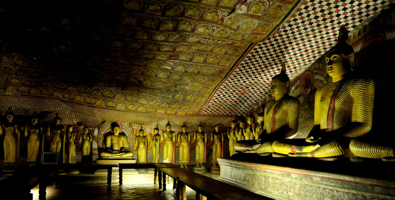 Dambulla historical cave temple in Sri Lanka