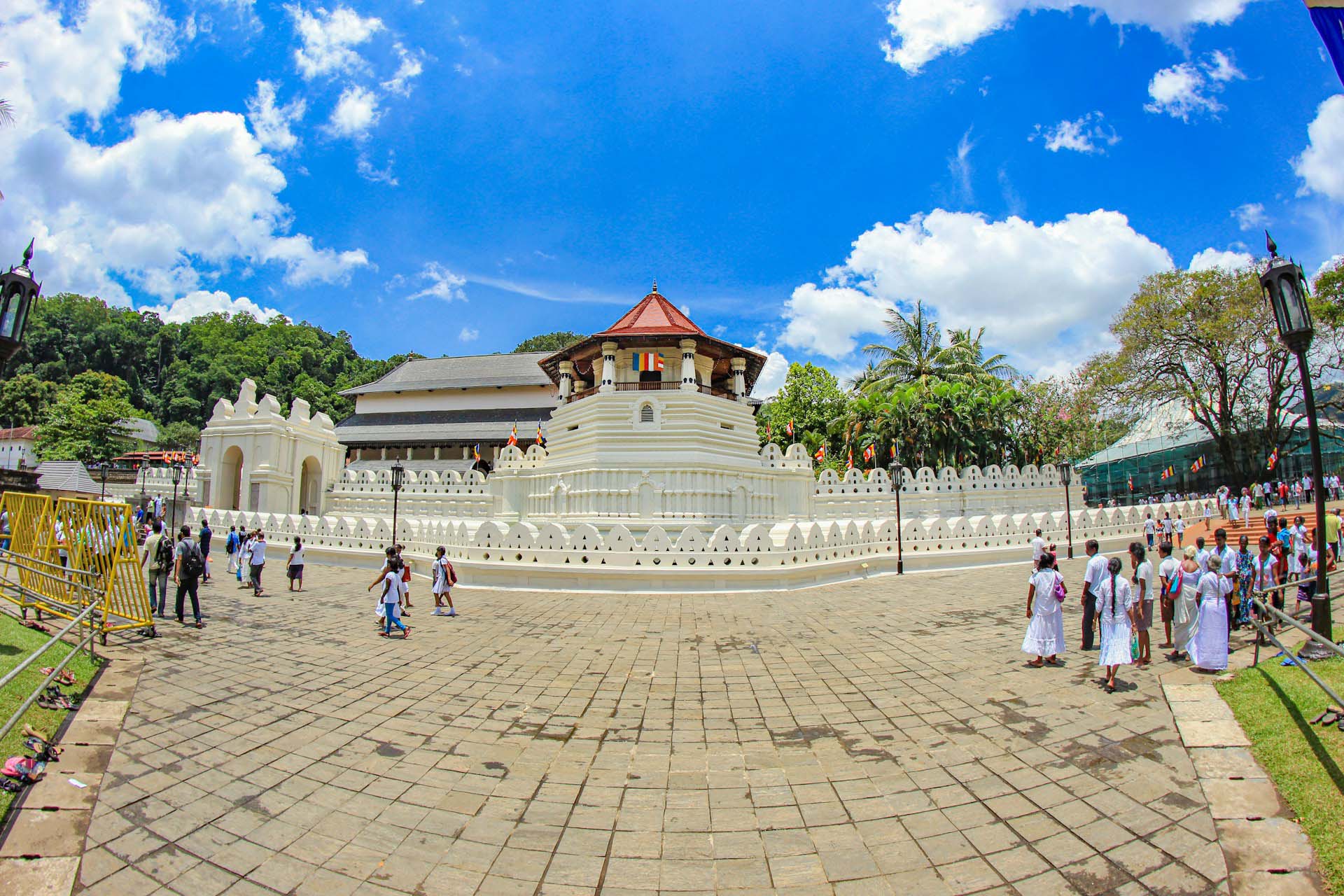 The Temple of the Sacred Tooth Relic or Sri Dalada Maligawa, is a Buddhist temple in Kandy, Sri Lanka.