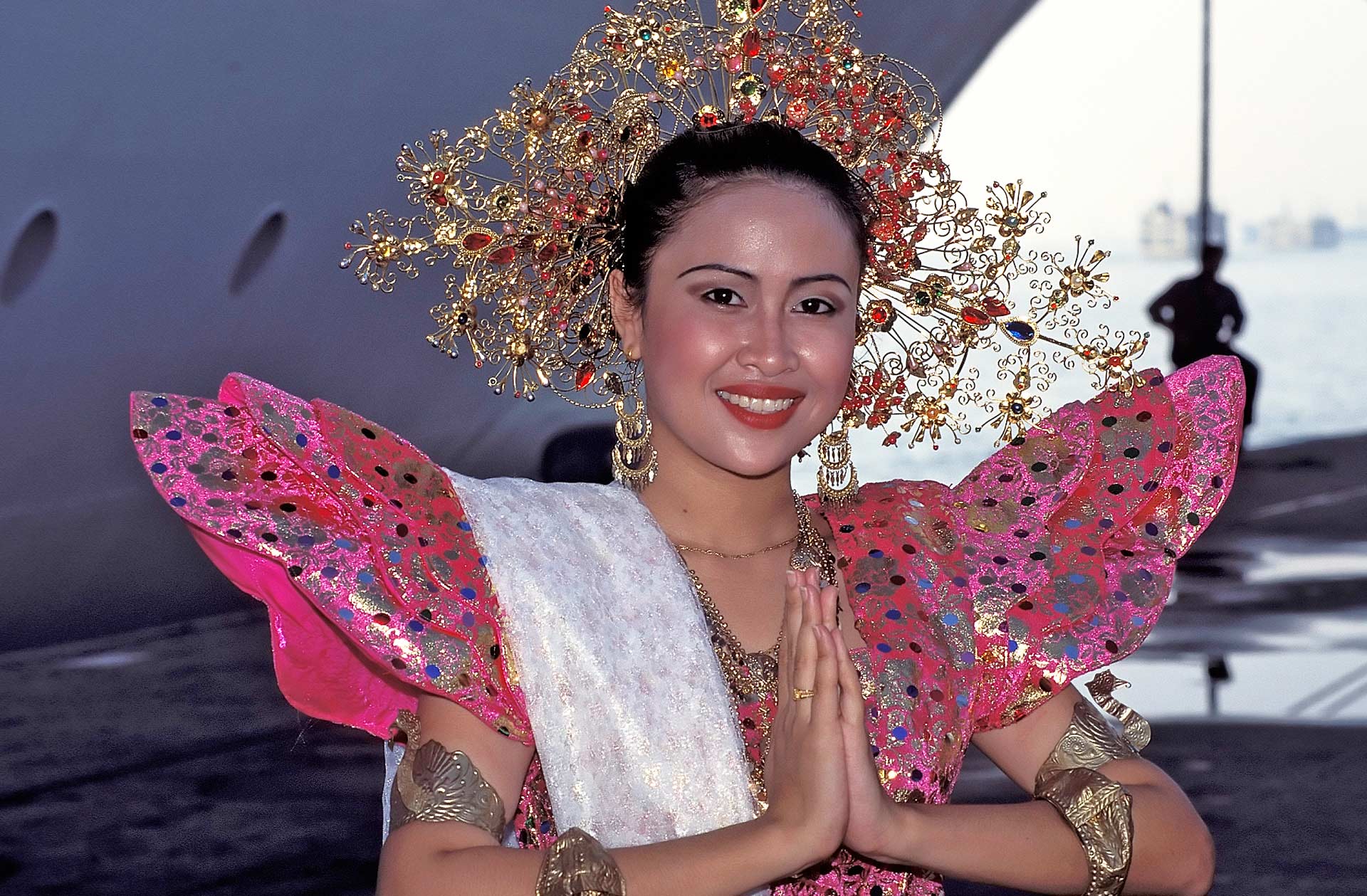 Malay dancer, Penang, Malaysia