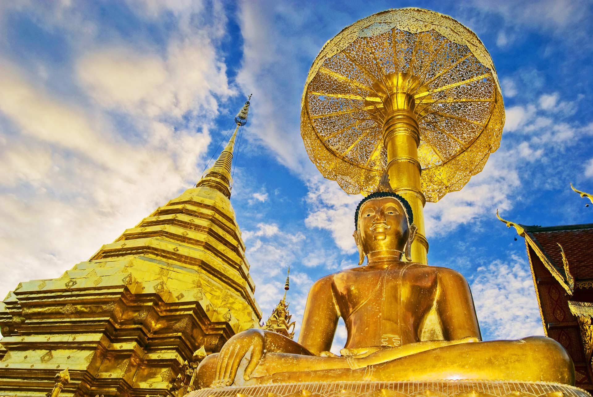 Chiang Mai Wat Phra That Doi Suthep Buddha, Thailand