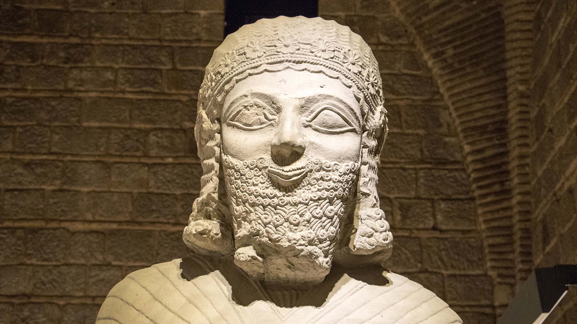 Statue of King Mutallu, subject to Sargon II of Assyria, 1200 - 700 BCE, Aslantepe in Malatya, Museum of Anatolian Civilization, Ankara, Turkey