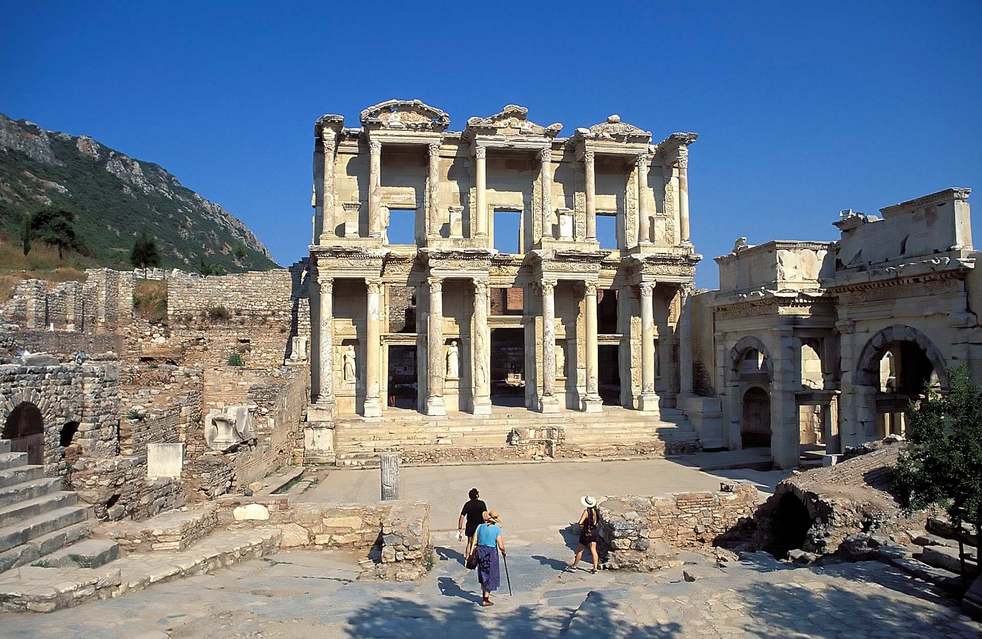 Celsus Library & Mazeus and Mithridates Gate, Ephesus, Izmir, Turkey